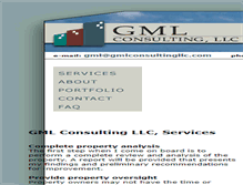 Tablet Screenshot of gmlconsultingllc.com